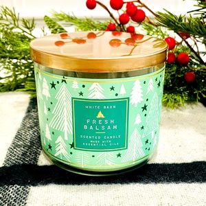 🎄NEW Fresh Balsam Bath & Body Works 3 Wick Candle